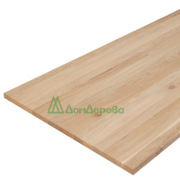 Мебельный щит дуб кат. Рустик цельный  600 х 600 х 25