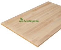 Мебельный щит ясень кат. Экстра цельный 2100 х 600 х 20