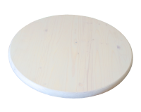 Столешница круглая хв.покрытая маслом цвет белый кат. АВ D  400 х 28