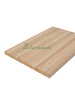 Мебельный щит дуб кат. Рустик цельный 3000 х 600 х 40