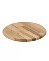 Столешница круглая дуб  D 500 х 25 кат.С сращ. 