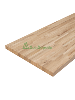 Мебельный щит дуб кат. Рустик сращ. 3000 х 600 х 40