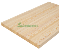 Мебельный щит лиственница кат. Экстра цельный 1000 х 700 х 40