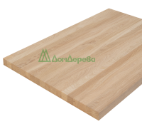 Мебельный щит дуб кат. Экстра цельный 1800 х 800 х 40