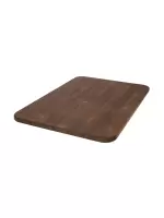 Столешница овальная хв.покрытая маслом цвет орех 1200 х 800 х 28 кат.С