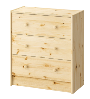 Комод ИКЕА РАСТ 3 ящика 62х30х70