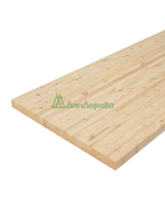 Мебельный щит лиственница кат. АВ 3000 х 600 х 40