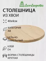 Столешница круглая хв. кат. АВ D  400 х 40