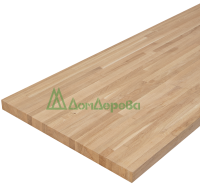 Мебельный щит дуб кат. Экстра сращ. 4000 х 600 х 40