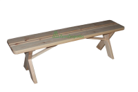 Скамейка без спинки сосна  1200 х 500