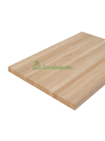 Мебельный щит дуб кат. Экстра цельный 2500 х 800 х 40