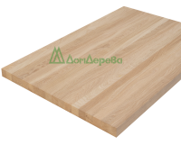 Мебельный щит дуб кат. Рустик цельный 2900 х 800 х 40
