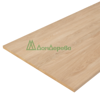 Мебельный щит дуб кат. А цельный   900 х 600 х 40