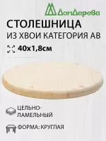 Столешница круглая хв. кат. АВ D  400 х 18