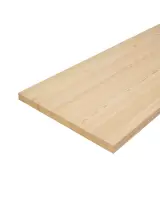 Мебельный щит лиственница кат. А цельный  800 х 600 х 18