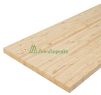 Мебельный щит лиственница кат. АВ 1800 х 400 х 40