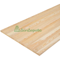 Мебельный щит лиственница кат. Экстра цельный 2000 х 400 х 18