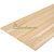 Мебельный щит лиственница кат. Экстра цельный 1500 х 300 х 18