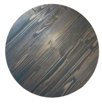 Столешница круглая хв.покрытая маслом цвет орех кат. АВ D  400 х 18
